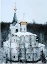 Храм в Усть-Илимске,зимой.
